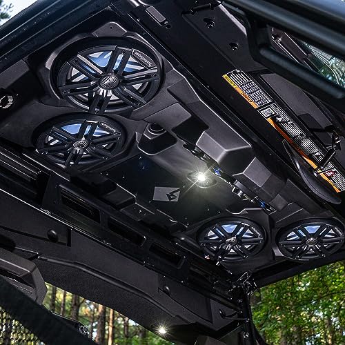 Rockford Fosgate RNGR18-ROOF2M2 All-in-One Ranger Roof Audio System – Front Audio Roof for Select 2018+ Polaris Ranger 2-Door Models Rockford Fosgate RNGR18-ROOF2M2 All-in-One Ranger Roof Audio System – Front Audio Roof for Select 2018+ Polaris Ranger 2-Door Models